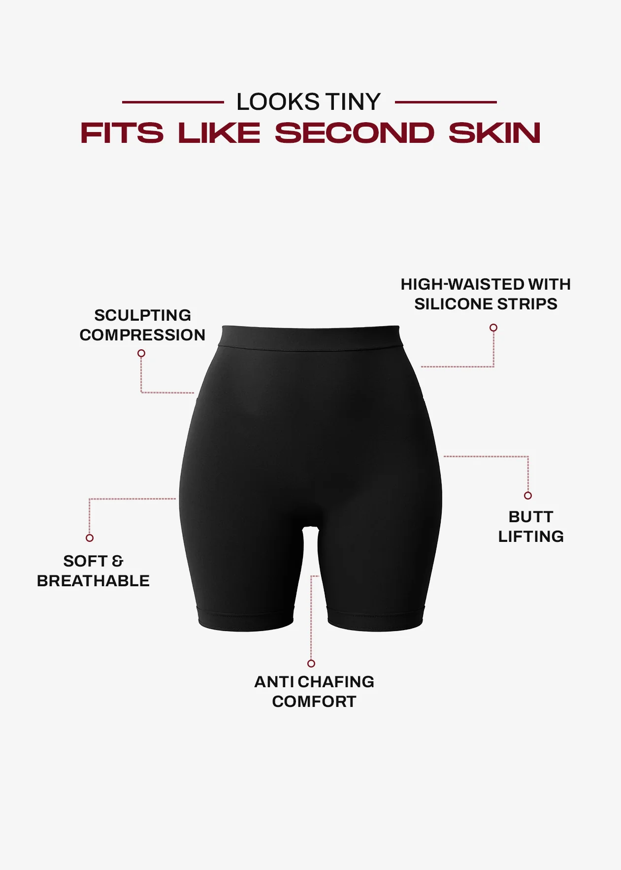 Intense High Waisted Shaper Shorts - Image 7