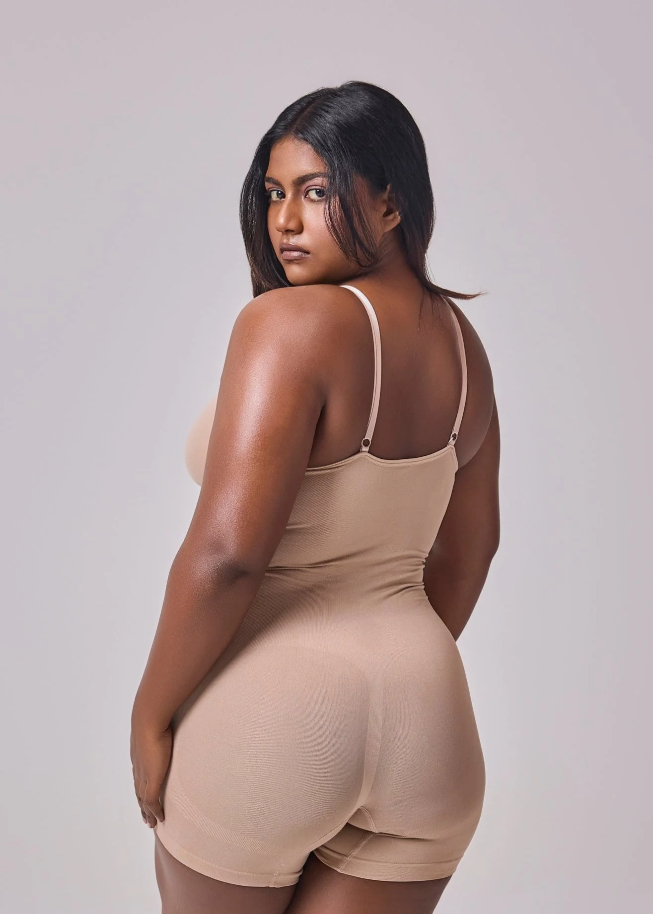 Essentials Mid Thigh Bodysuit Bodyshaper - Image 5